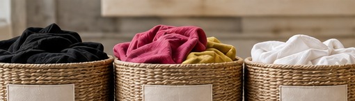 Loading laundry into a front loader